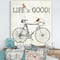 Designart - Bicycle With Cardinals C - Cottage Premium Canvas Wall Art